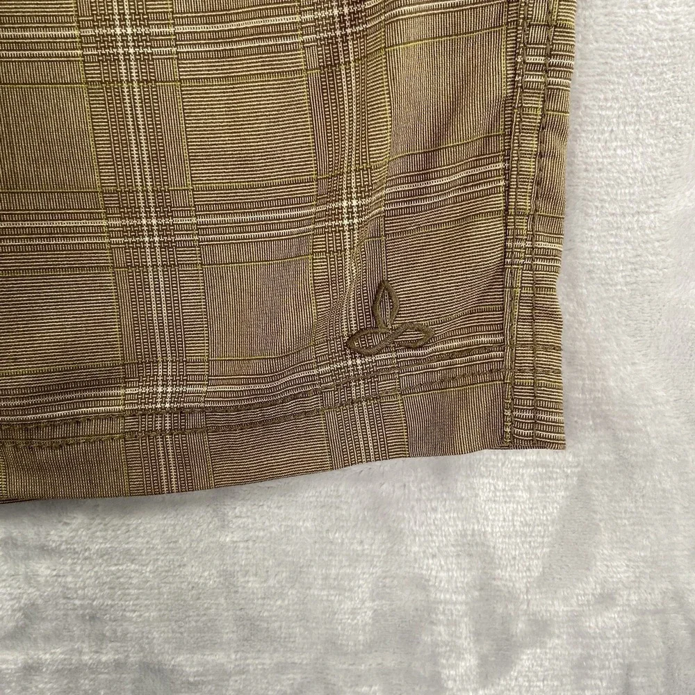 Prana Shorts Mens 32 Chino Plaid 9